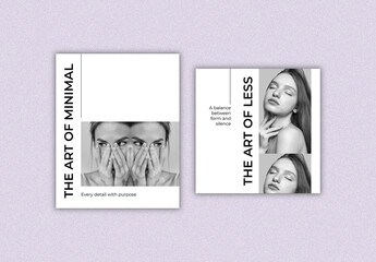 Minimal and Modern Social Media Posts