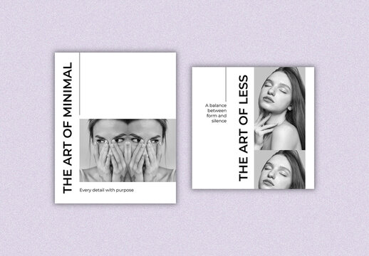 Minimal and Modern Social Media Posts