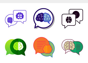 Message Bubble with Neural Network Patterns