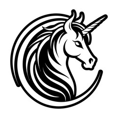 A filled style icon representing a pegacron mascot