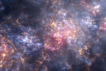 Colorful Nebula In Deep Space