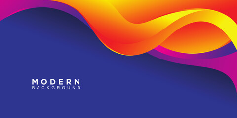 abstract colorful wave