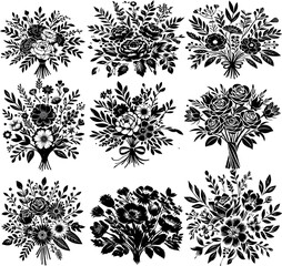 Beautiful Colorful Flower PNG Isolated on Transparent Background