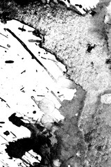Acrylic Heavy Paint Splatters brush strokes and spots overlay transparent background grunge
