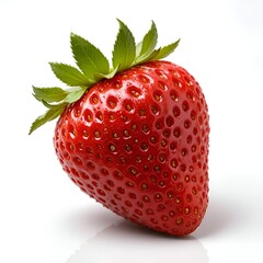 Bright Red Strawberries in Natural Fresh Appeal 
