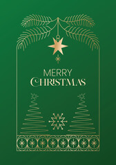 Merry Christmas Poster Design