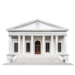Obraz premium Museum isolate on transparent background