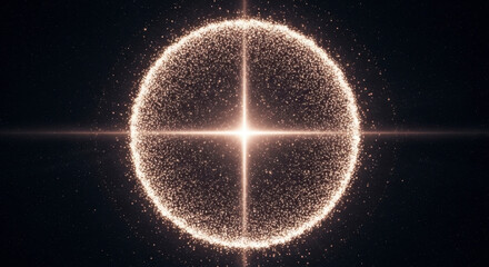 Dazzling cosmic orb with radiant light bursts, perfect for futuristic or magical themes