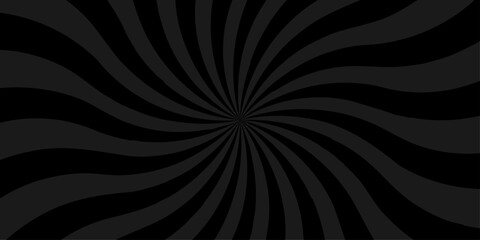 Abstract shine black spiral sunset ray cartoon pop sunburst wallpaper. minimal summer spiral line diagonal vintage summer poster design.	
