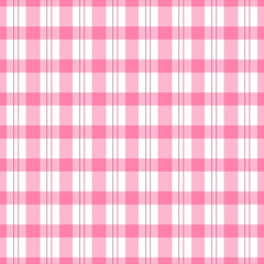 Pink Gingham Checkered Background Pattern