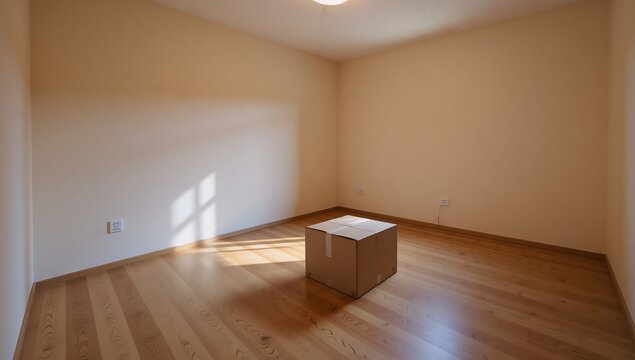 A sunlit, modern kitchen features sleek gray cabinetry, stainless steel appliances, and warm wood flooring, creating an inviting and minimalist space for culinary activities. - Powered by Adobe