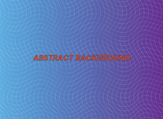 Wavy grid gradient background with bold text abstract blue.