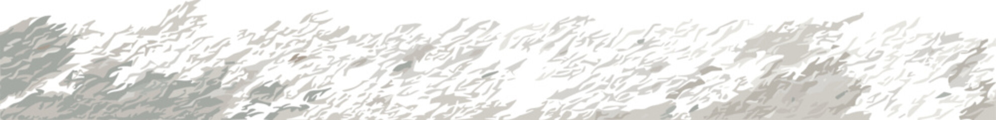 A seamless abstract brushstroke pattern featuring layered beige and gray tones with dynamic, textured movement across a horizontal layout.