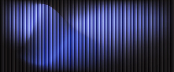 Blue and cyan abstract gradient background with vertical lines and soft light glow effect. Modern...