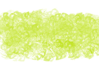 Watercolor green blot isolated on transparent background for abstract design