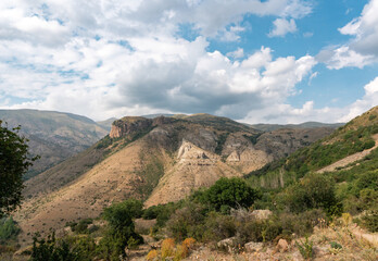 Fototapeta premium mountain landscape with blue sky