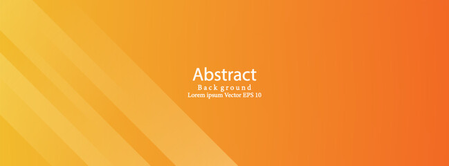 Fresh orange gradient web abstract background geometry shine and layer element vector for presentation design. presentation, poster