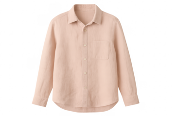 Pink button down long sleeve shirt textile apparel