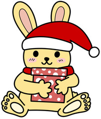 christmas rabbit