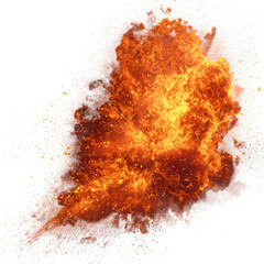 Dramatic Fire Explosion
