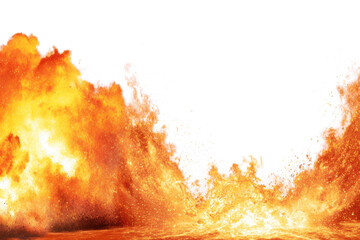 Abstract Fire and Smoke
