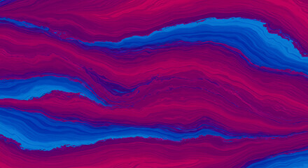 Abstract Blue Pink Marble Pattern on White Background