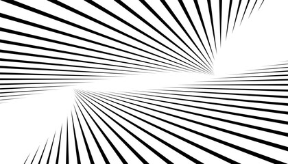 Smooth transition of geometric pattern with black isolated on white background. Vector Format Illustration 