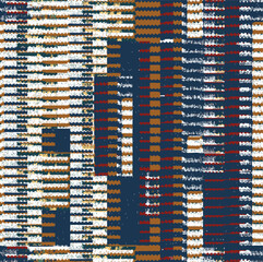 abstract, organic neutral  textur seamless fabric line, navy blue amber cream stripe, italian fashionable style geometr 
fabric pattern design background  fabric weave linen abstract shapes vector 