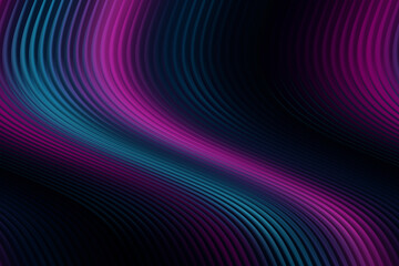 Abstract background with wavy lines in purple and blue colors gradient