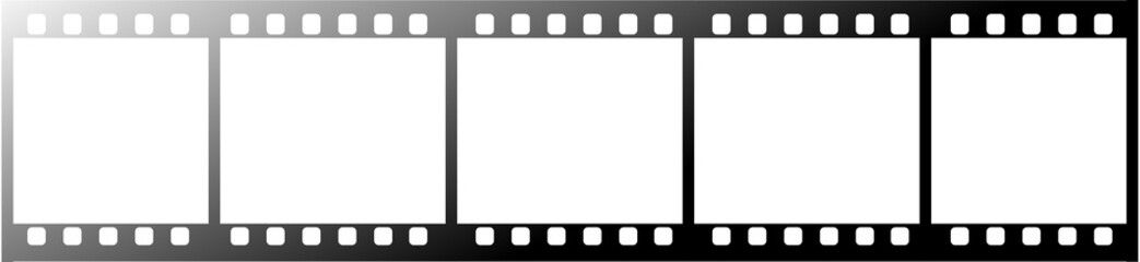 Blank Vintage Film Strip Frame Transparent PNG