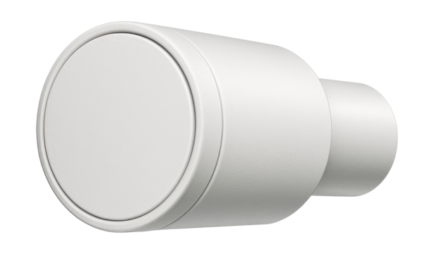 Compact recessed door contact sensor for discreet home installation.