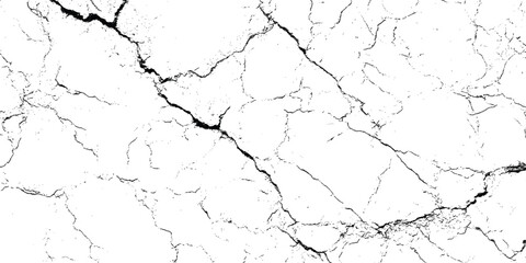 Abstract Black White Crack Texture Distressed Earth Pattern Background.