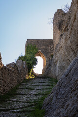 arch in the old castle fortress