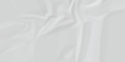 Abstract white paper crumpled panorama white paper texture background, crumpled pattern texture fabric scrapbook...	