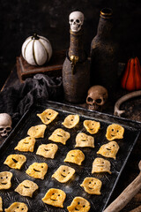 Halloween chips in shape of ghost