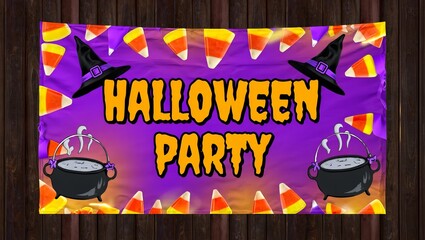Halloween Party banner