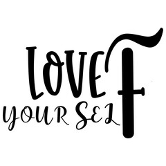 Love Yourself SVG
