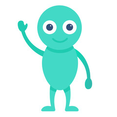 3d character showing ok sign