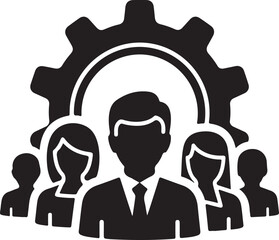 Group of people  organisation management human recourse 
