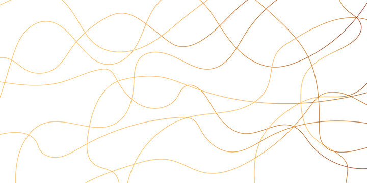 Random pattern colorful line stroke on a transparent background. Spaghetti abstract geometric pattern. Abstract luxury golden geometric random scribble lines shape background. geometric banner pattern