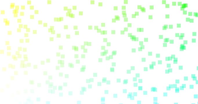 Abstract gradient background with square particles for modern design concept