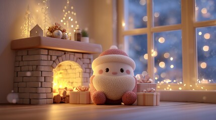 Cinematic 3D Santa Claus Animation Pack – Cute Kawaii Holiday Loops, Cozy Christmas Scenes, Flying Sleigh, and Festive Intros in Warm Pastel Style for Video Projects