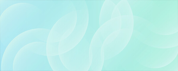 Minimalist banner background. Green and blue gradations.Circle geometric background. Simple design. Vector. EPS 10