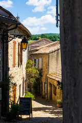 Narrow Street in the Medieval Village of Penne