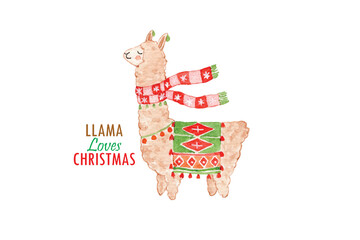Llama Loves Christmas