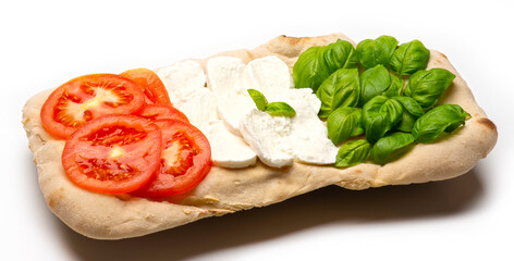 pizza like the Italian flag