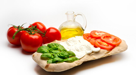 pizza like the Italian flag
