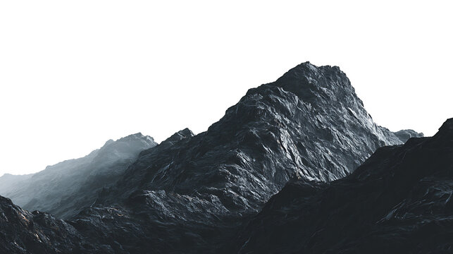 Dramatic Mountain Peaks Majestic Landscape