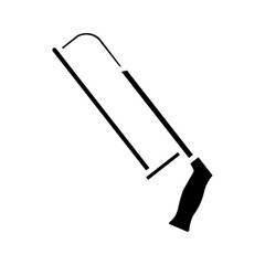  hacksaw tool, icon vector design