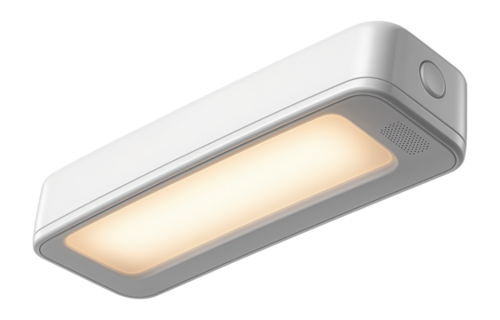 Smart cabinet light with Wi-Fi, controllable via a smartphone app for modern living spaces.